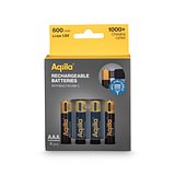 Wiederaufladbare USB-C-Batterien AAA 600 mAh, 4er-Pack Bendritla