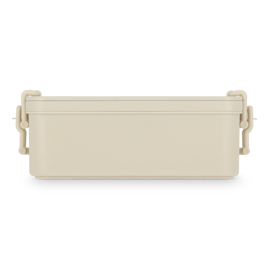 Doppelte Lunchbox mit Besteck Ylanin