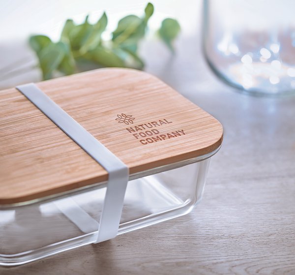 Lunchbox Glas mit Bambus Benglieri