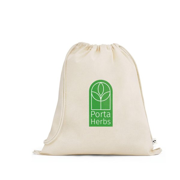 Turnbeutel aus 100% Bio-Baumwolle (140 g/m²) Chtin