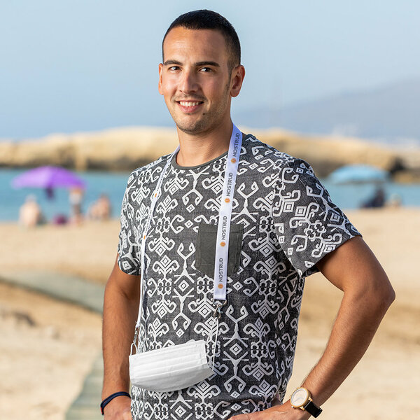 Halterung für Maske Schlüsselband Idrop