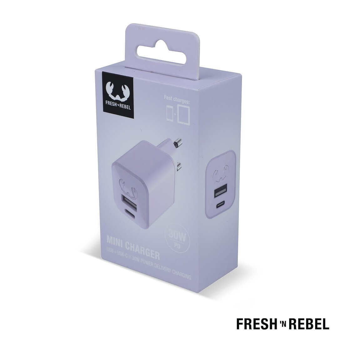 Mini Charger USB-C + A PD // 30W Chatia