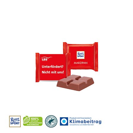 RITTER SPORT „MINI“ MIT WERBEBANDEROLE