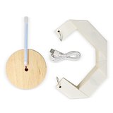 faltbare, von Origami inspirierte Papier-LED-Lampe Luna 25cm Mervin