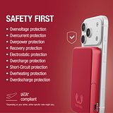 Kabellose Powerbank 10000 mAh kompatibel mit MagSafe Vinatin