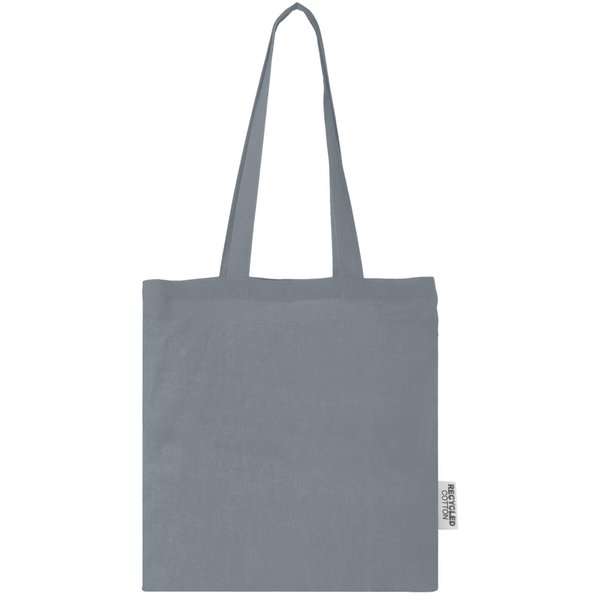 140 g/m² Baumwoll Tragetasche aus GRS recycelter Baumwolle, 7L - Giun