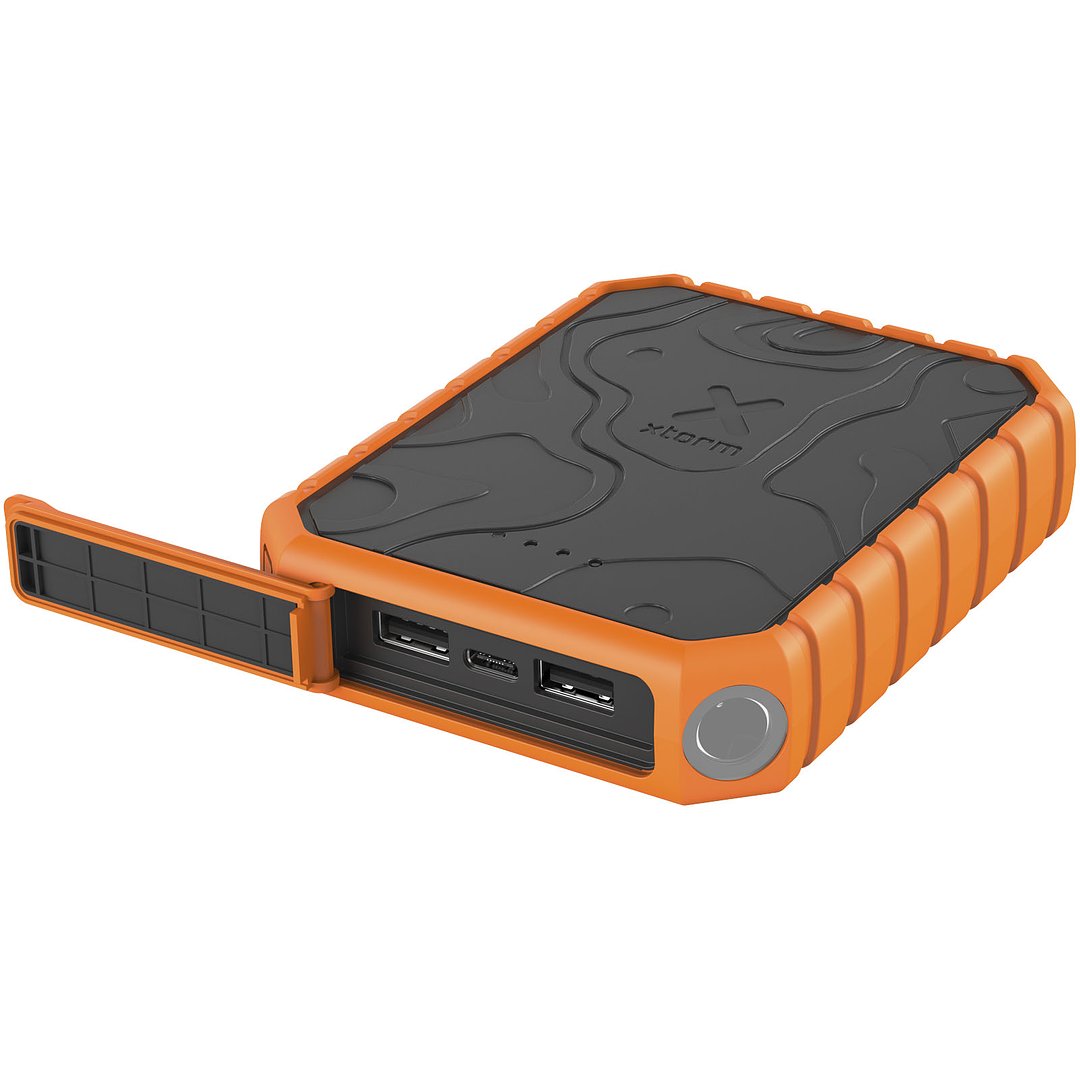 XR201 Xtreme 20 W 10.000 mAh QC3.0 wasserdichte, robuste Powerbank mit Taschenlampe - Giervel