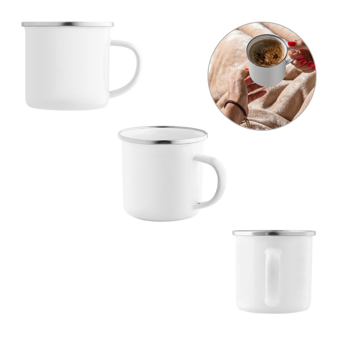 Tasse aus Emaille Rudylandi