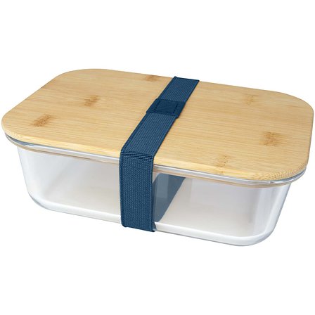 Glas-Brotdose mit Bambusdeckel - Helia