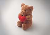Teddybär mit Herz 23cm Ramudori