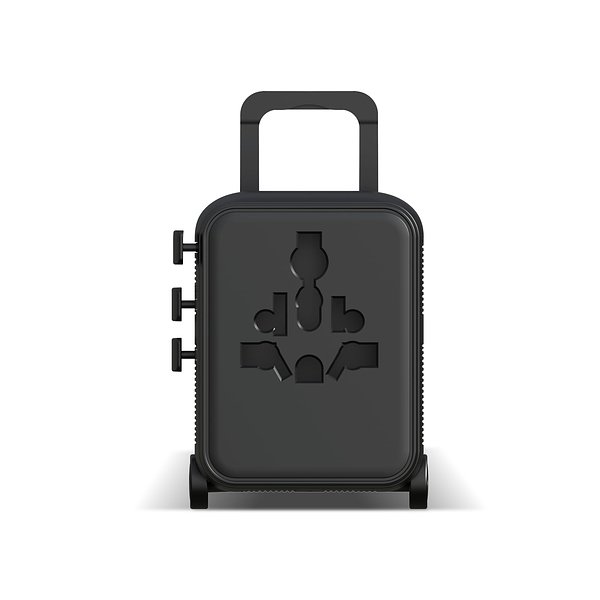 Luggie GaN Weltreise-Adapter-Trolley Orethla