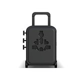 Luggie GaN Weltreise-Adapter-Trolley Orethla