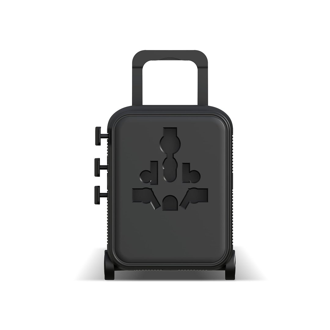 Luggie GaN Weltreise-Adapter-Trolley Orethla