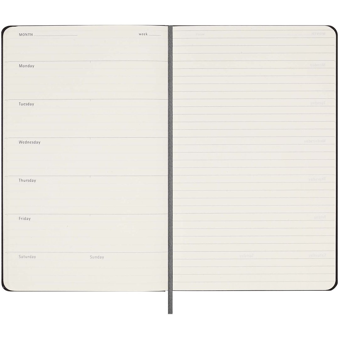 Hardcover Wochenplaner L, undatiert - Stia