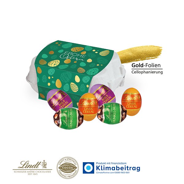 Schoko-Eier 6er-Set mit Lindt Cerealien-Eier