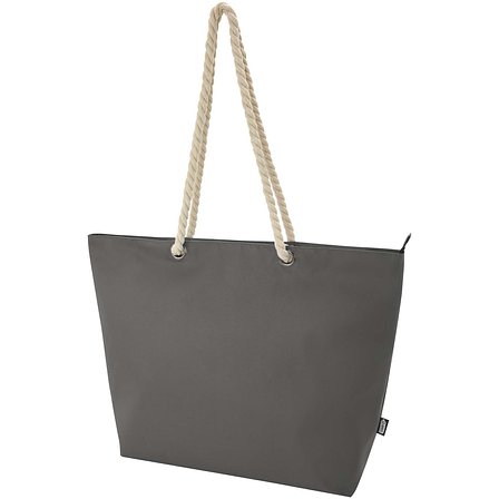 Strandkühltasche mit Kordelgriffen aus recyceltem GRS-Material - Vrettas