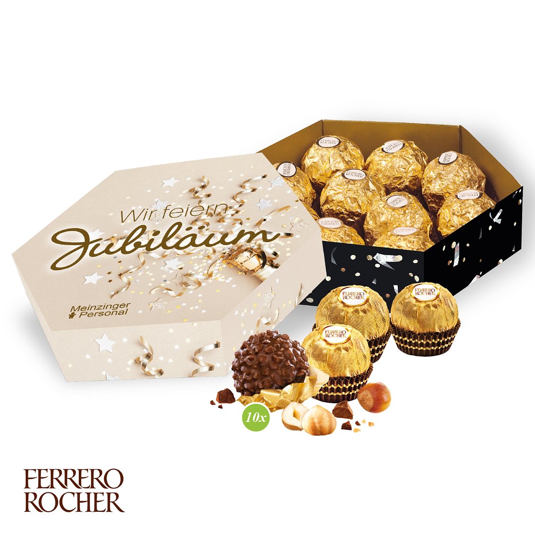 Süsse Präsentbox "Maxi" mit FERRERO Rocher