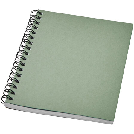 A6 farbiges recyceltes Notizbuch mit Spiralbindung - Adalbri