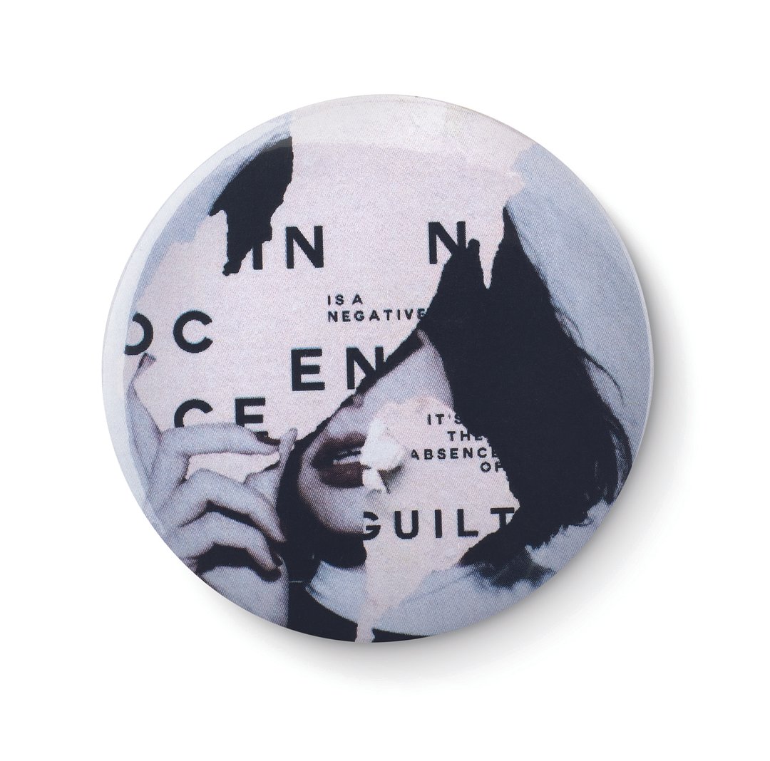 Magnet-Badge mit Kapselheber Linen