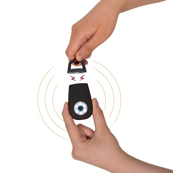 Persönliches Alarm-Schlüssellicht aus recycelten Materialien Fervis