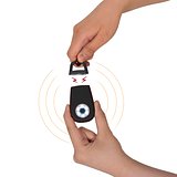 Persönliches Alarm-Schlüssellicht aus recycelten Materialien Fervis