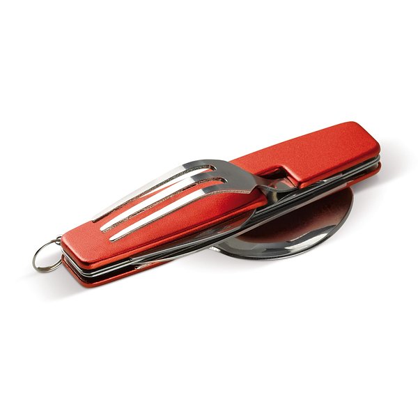 Zusammenklappbares Besteck im Multi-tool Uelleer
