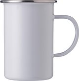 Emaille-Tasse Fränzi | Edelstahlrand | 450 ml