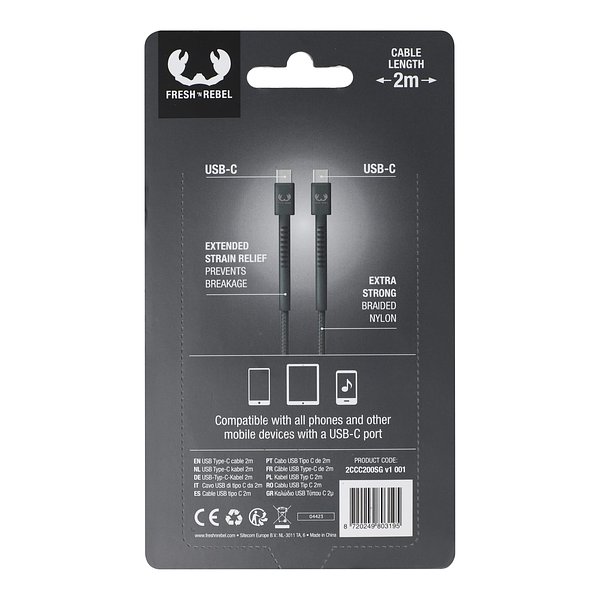 Fresh 'Rebel USB-C Kabel 2.0m Leengie