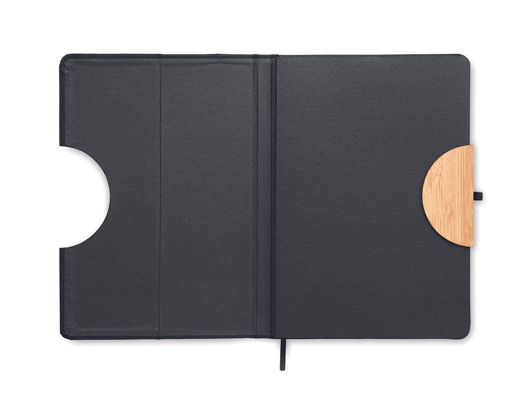 DIN A5 RPET Notizbuch, liniert Mengaull