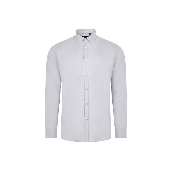 Hemd Oxford (180 g/m²) für Herren, aus Baumwolle (50 %), Polyester (45 %) und Elasthan (5 %) Gritll
