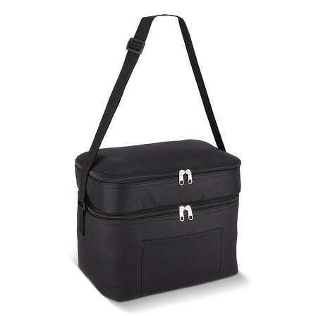 R-PET 600D Doppelfach-Kühltasche 30 x 20 x 25cm 12L Lursin