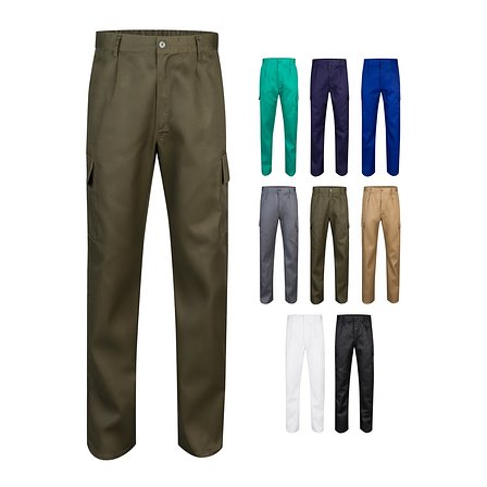 Hose aus Twill mit mehreren Taschen (190 g/m²), aus Baumwolle (20%) und Polyester (80%) Vrenin