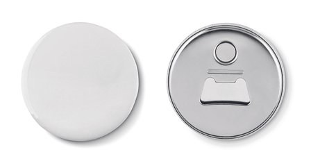 Magnet-Badge mit Kapselheber Linen