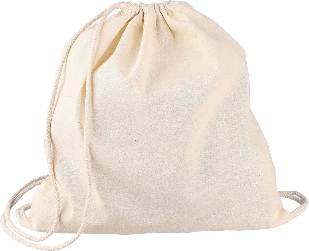 Kordelzug-Rucksack Baumwolle (150 g/m²) Biste