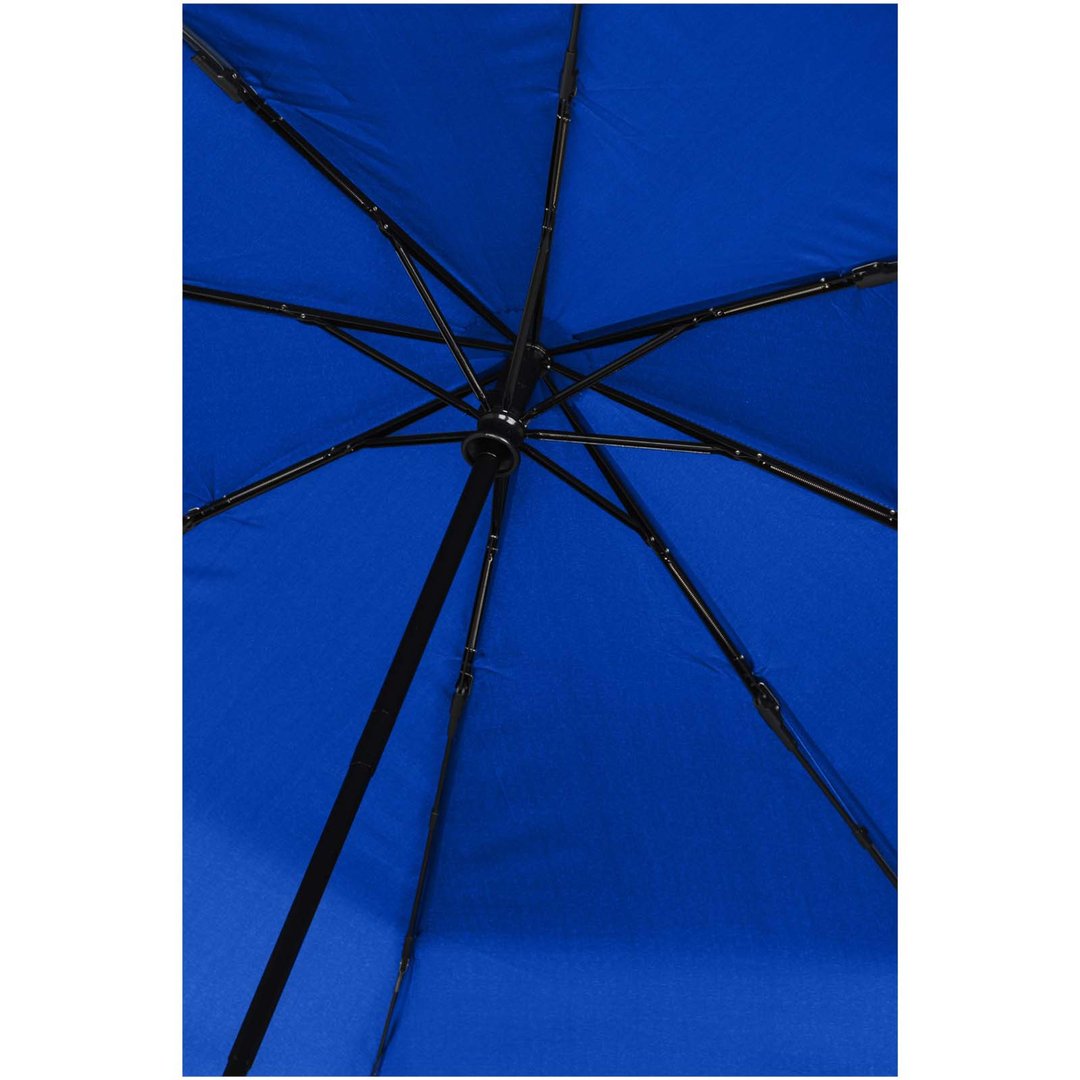 27" faltbarer RPET-Regenschirm mit automatischer Öffnungs- und Schliessfunktion - Emmascht
