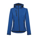 Softshelljacke für Damen, mit abnehmbarer Kapuze Badala