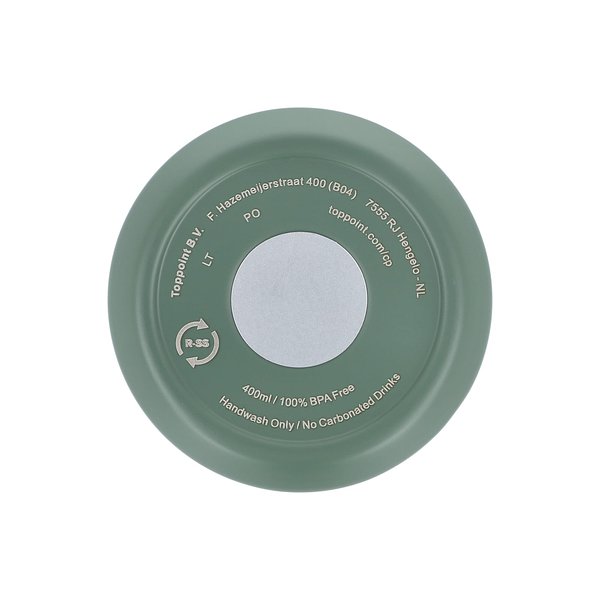 Recycelter Edelstahl-Thermobecher für Kaffee zum Mitnehmen, 400 ml Natianng