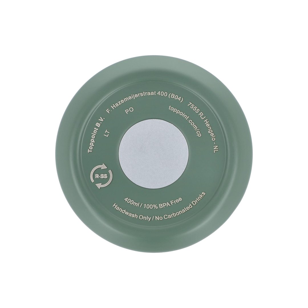 Recycelter Edelstahl-Thermobecher für Kaffee zum Mitnehmen, 400 ml Natianng