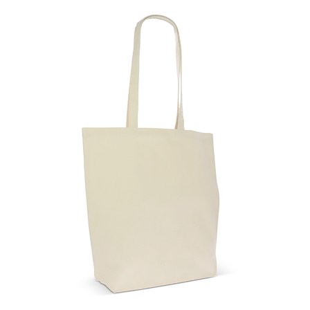 Einkaufstasche Bio-Baumwolle natur lang 270g/m² 42x12x43 cm Ruins
