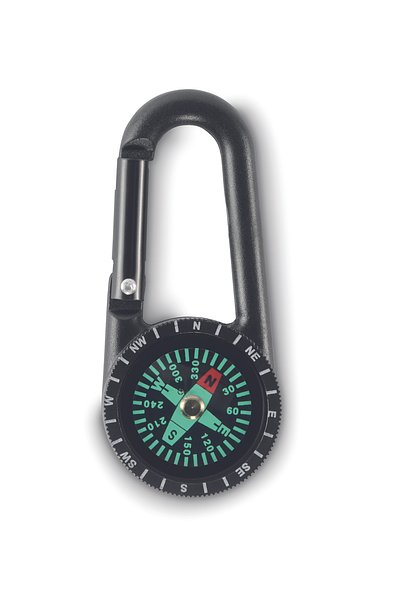 Outdoor-Kompass mit Karabiner Natristia