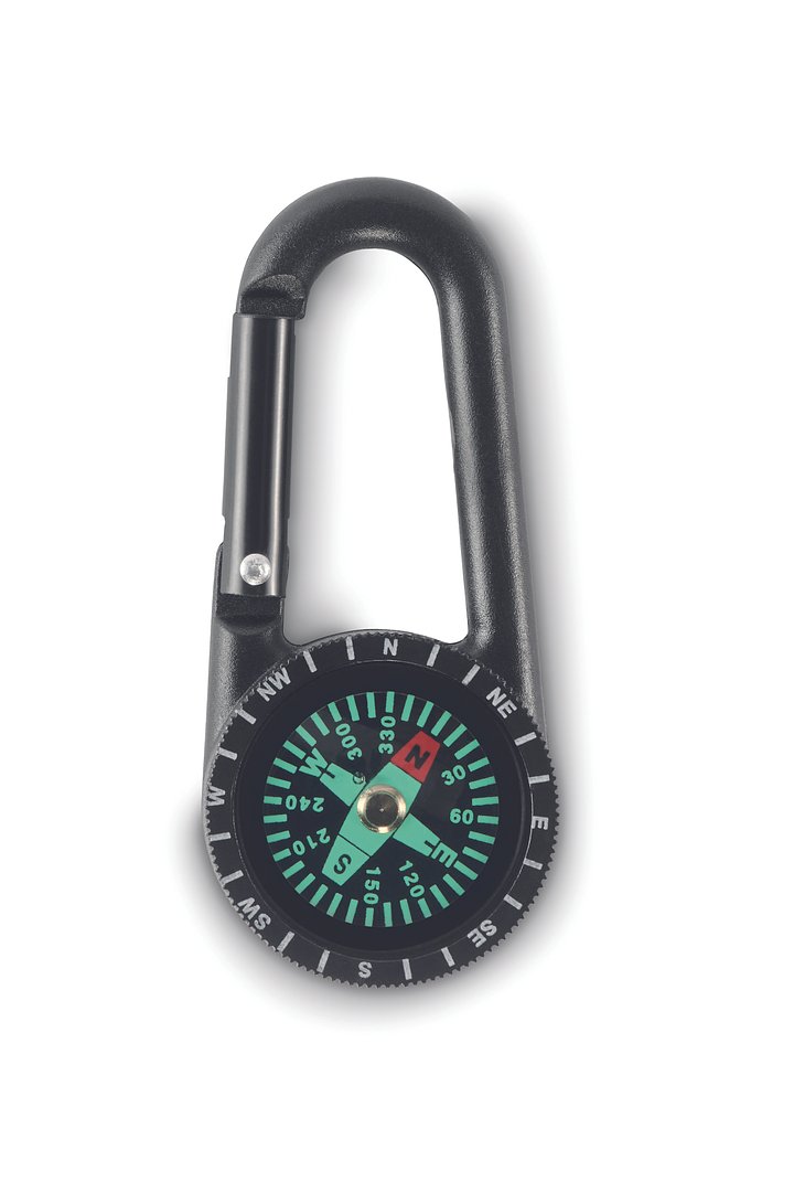 Outdoor-Kompass mit Karabiner Natristia