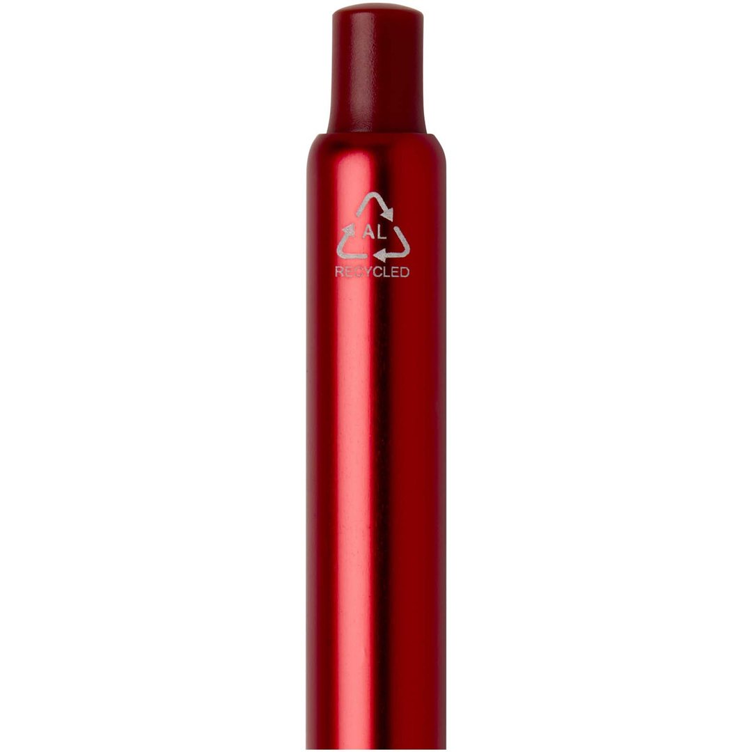Kugelschreiber aus recyceltem Aluminium mit eloxierter Oberfläche (blaue Tinte) - Aitz
