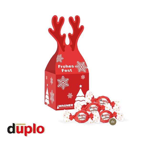 3D Präsent "Rentier" mit duplo Knusperlen