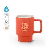Reisebecher aus Edelstahl mit Keramikbeschichtung innen 470ml Durg