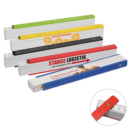 Holz Zollstock maxi "colour"