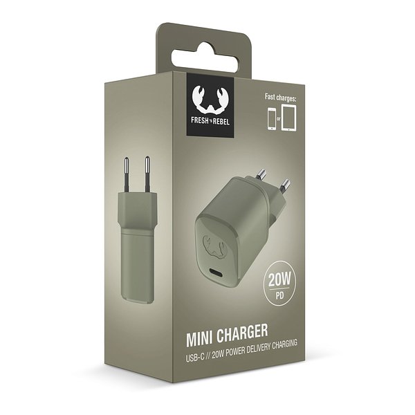 Fresh & Rebel USB-C Mini Charger USB-C PD // 20W Luongi