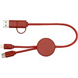 30 cm 5-in-1 Kabel aus recyceltem Kunststoff für Datenübertragung und 27W Schnellladung - Divik