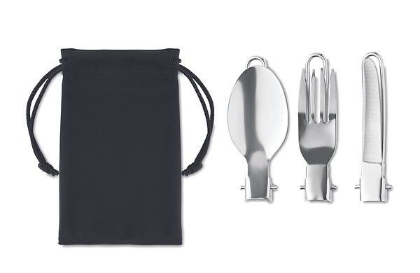 3teiliges Camping-Besteck Chaschtzi