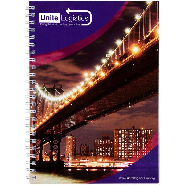 A4 Spiralnotizbuch mit bedruckter Rückseite - Jöriten