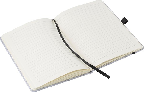 Notizbuch Netta | Recycelter Filz | A5 | Liniert